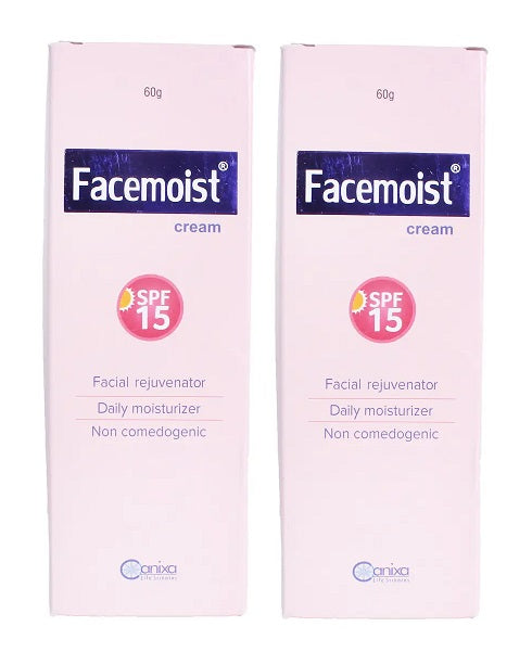 Facemoist cream SPF 15 Daily Face Moisturizer For Dry Skin 60g