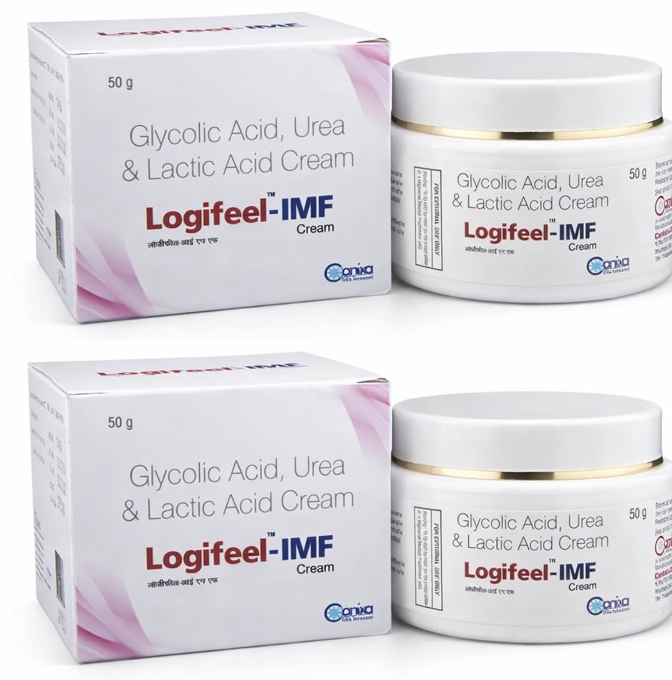 Logifeel-IMF Cream – Glycolic Acid, Urea & Lactic Acid Cream 50g