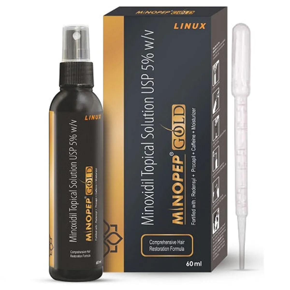 Minopep Gold Topical Solution 60ml