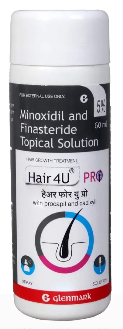Hair 4U Pro Solution 60ml – Hair Loss Prevention & Regrowth Serum