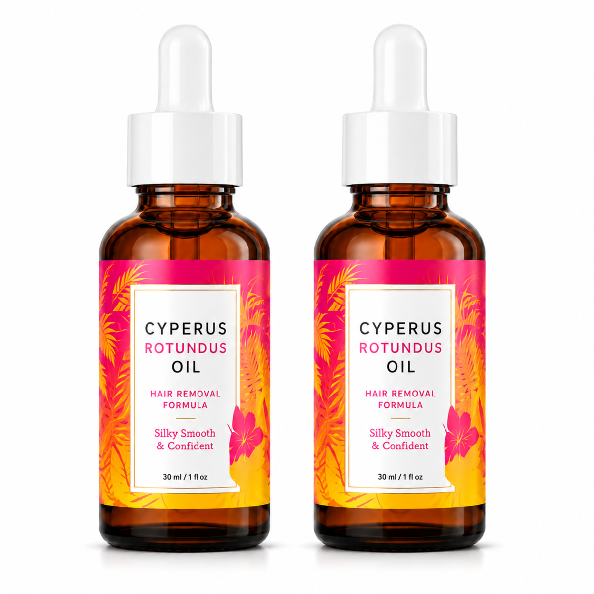 Cyperus Rotundus Hair Removal Oil, Botanical Oil For Hair Removal Spray & Smooth Skin Feel, Hair Reduction Oil for Face, Arms, Legs & Body, For Men & Women 30ml