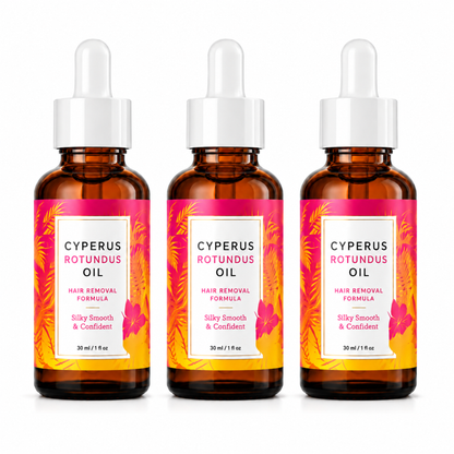 Cyperus Rotundus Hair Removal Oil, Botanical Oil For Hair Removal Spray & Smooth Skin Feel, Hair Reduction Oil for Face, Arms, Legs & Body, For Men & Women 30ml