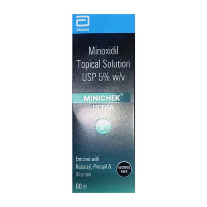 Minichek Ultra 5% Minoxidil Topical Solution (60ml)