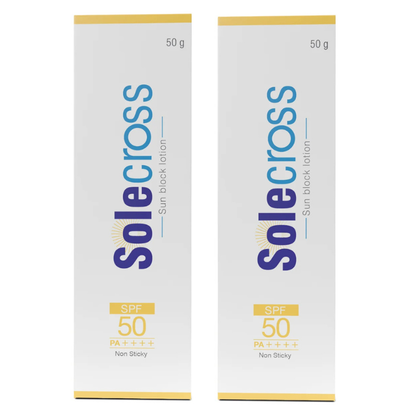 Solecross SPF 50 PA++++ Sun Block Lotion 50g
