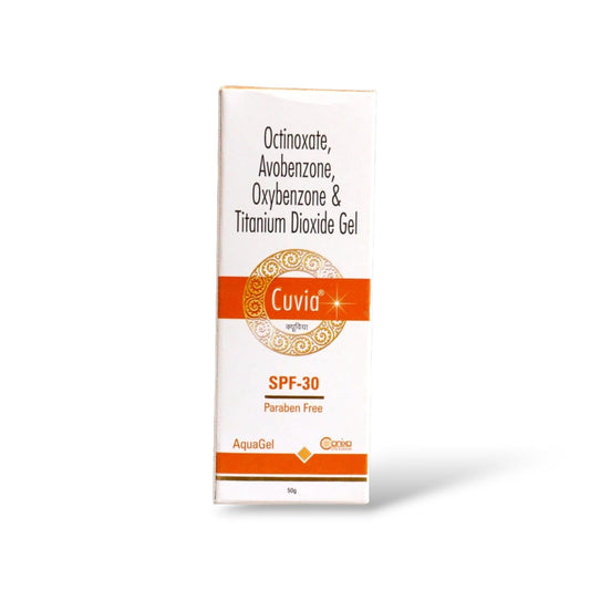 Cuvia Aquagel SPF 30 Sunscreen For All Skin Types 50G