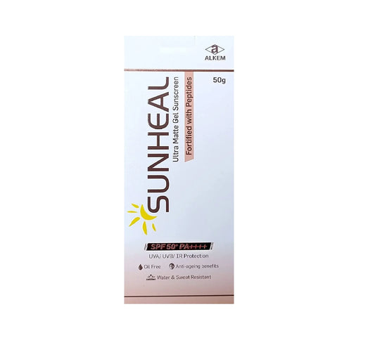 Sunheal Ultra Matte Gel Sunscreen SPF 50+ PA++++ 50g