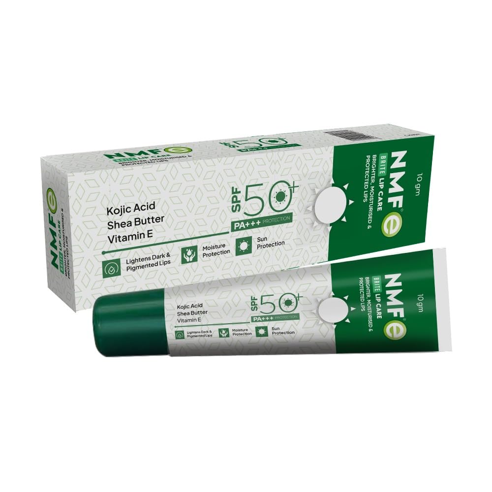 NMFe Brite Lip Care SPF 50 PA+++ Brightening & Hydrating Lip Balm, 10gm