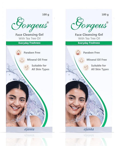 Gorgeus Face Cleansing Gel With Tea Tree Oil (100 g)