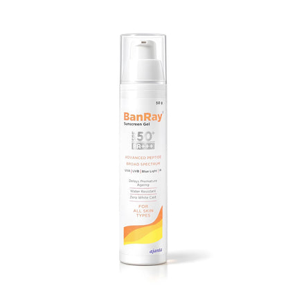 BanRay Sunscreen Gel SPF 50+ PA+++ 50g