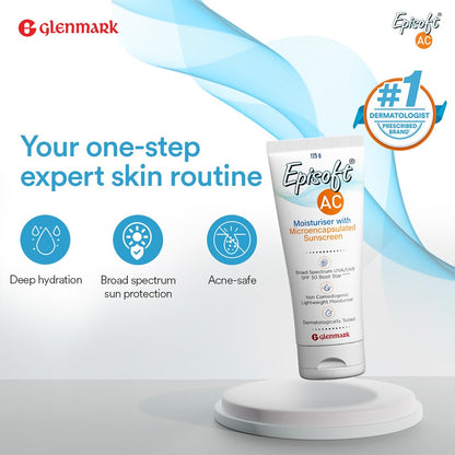 Episoft AC Moisturiser with Sunscreen SPF 30 125g