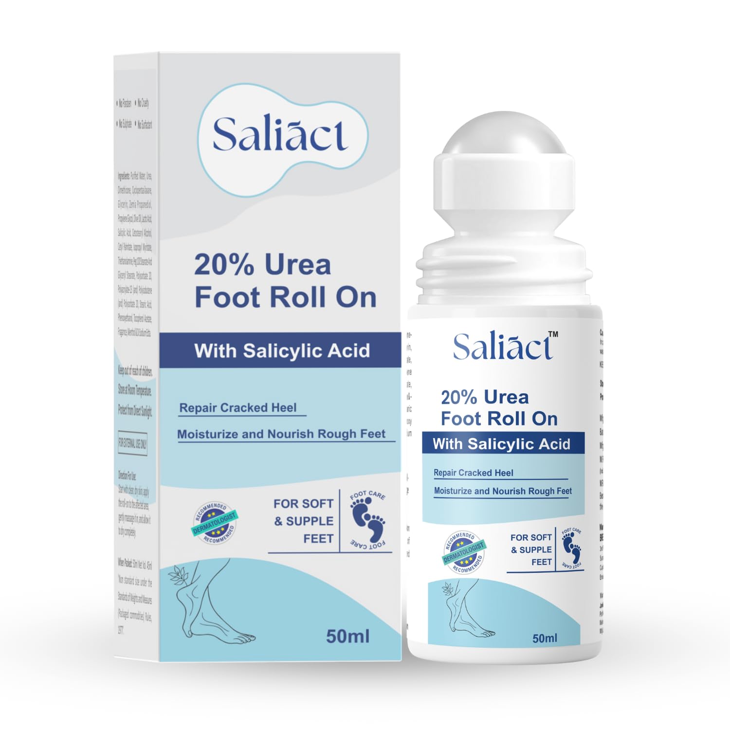 20% Urea Foot Cream Roll On  (Normal, 50Ml)