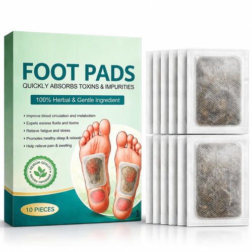 Detox Foot Patches for Weight Loss & Toxin Removal | Natural Ginger Herbal Foot Pads for Deep Cleansing & Body Detox | Foot Patch for Pain Relief & Detoxification | Foot Pads for Women & Men