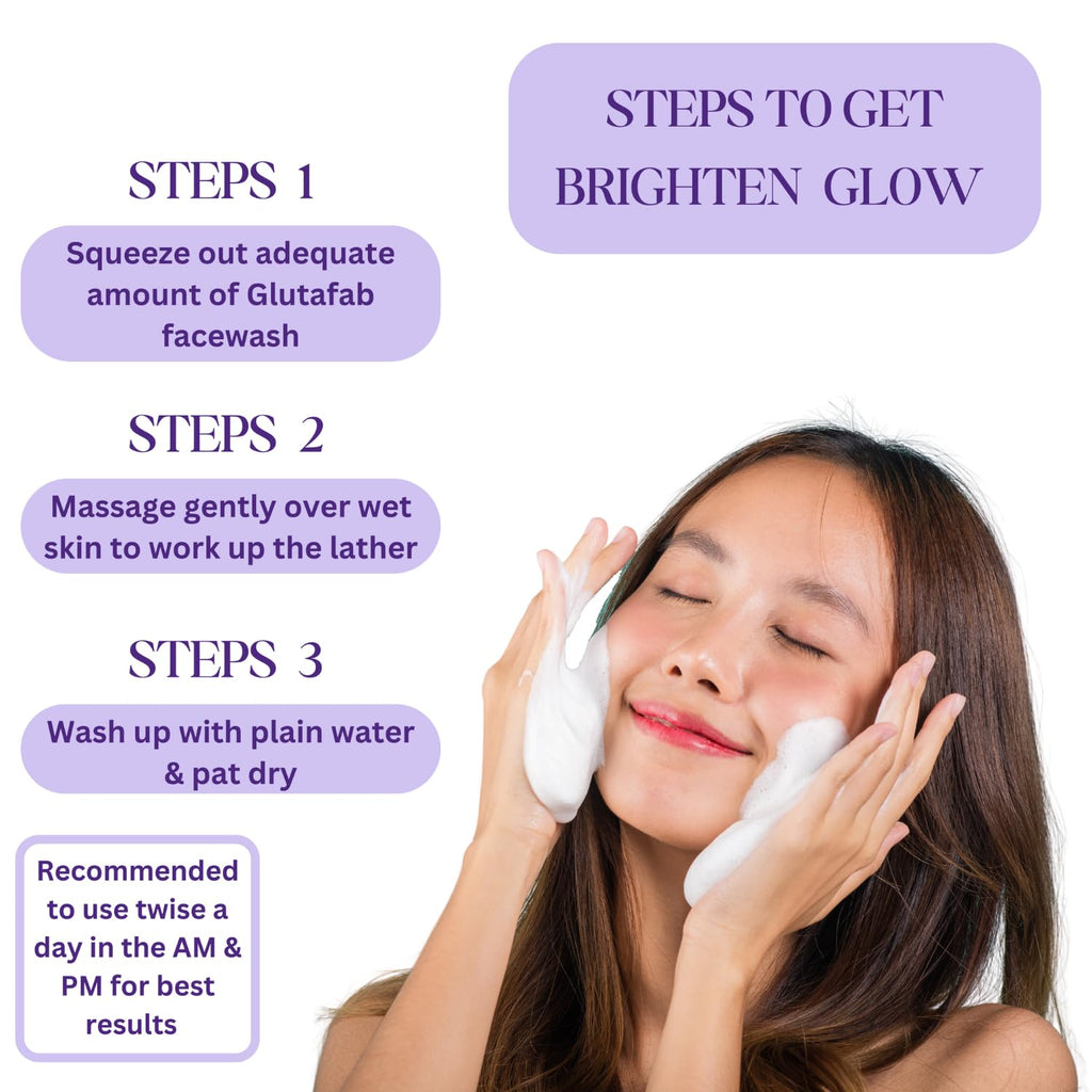 Anti Pigmentation Glutathione Face Wash For Safe Skin Glowing & Skin Brightening With Kojic Acid And Vitamin C | Daily Gentle Face Wash For Dark Spot, 100ML