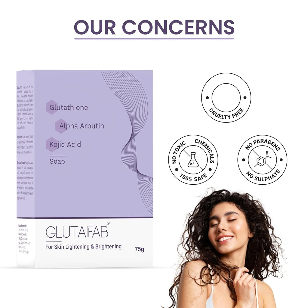 Glutafab Skin Brightening Soap 75Gm (pack 3)