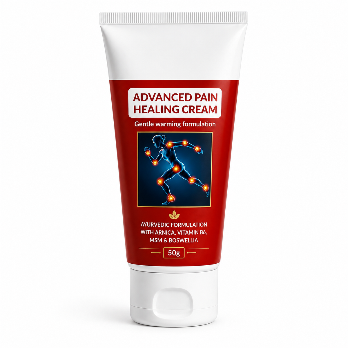 Japanese Advanced Joint & Muscle Pain Relief Healing Cream Natural Pain Relief Cream for Muscles & Joints, Fast Comfort for Back Pain, Knee Pain, Neck, Shoulders & Sprains, Enriched with Arnica, MSM, Boswellia & Vitamin B6 50g