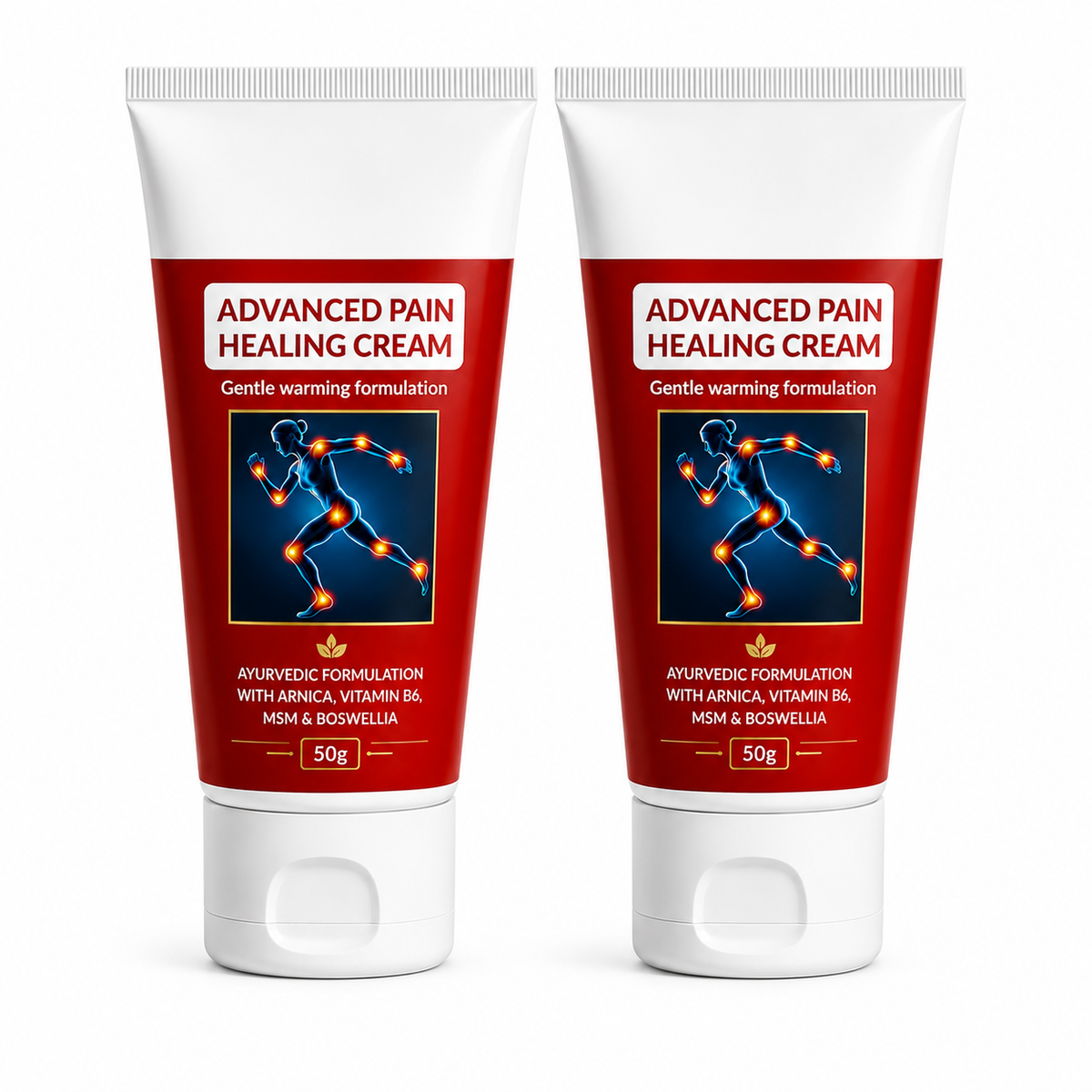 Japanese Advanced Joint & Muscle Pain Relief Healing Cream Natural Pain Relief Cream for Muscles & Joints, Fast Comfort for Back Pain, Knee Pain, Neck, Shoulders & Sprains, Enriched with Arnica, MSM, Boswellia & Vitamin B6 50g