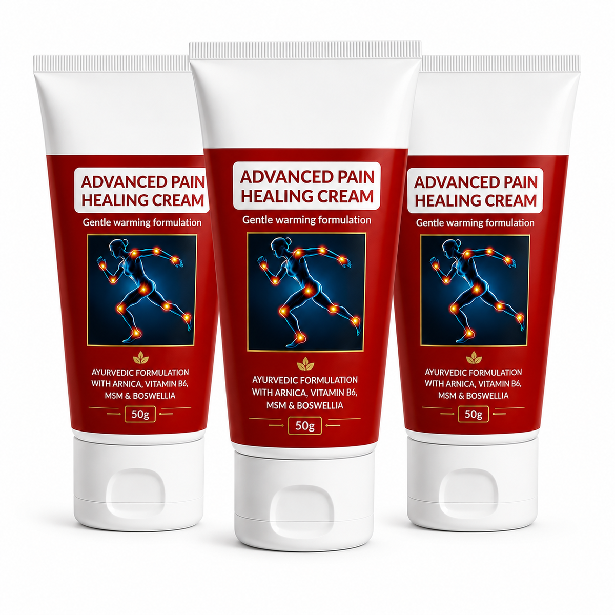 Japanese Advanced Joint & Muscle Pain Relief Healing Cream Natural Pain Relief Cream for Muscles & Joints, Fast Comfort for Back Pain, Knee Pain, Neck, Shoulders & Sprains, Enriched with Arnica, MSM, Boswellia & Vitamin B6 50g