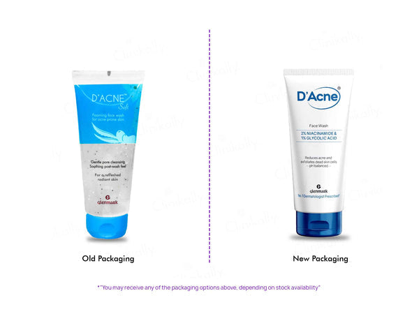 D'Acne Soft Face Wash 100g – Gentle Acne-Prone Skin Cleanser
