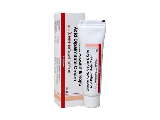 Demelan Cream 20g – Glycolic Acid, Arbutin & Kojic Acid for Pigmentation