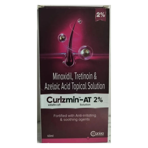 Curlzmin-AT 2% Solution is an advanced topical hair care solution 60ml