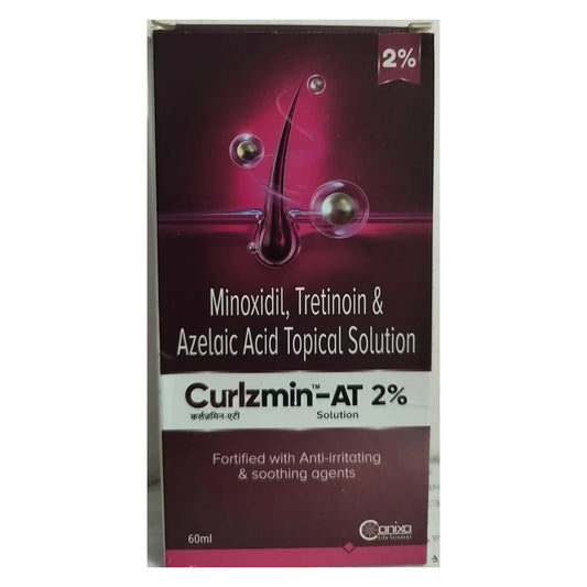 Curlzmin-AT 2% Solution is an advanced topical hair care solution 60ml