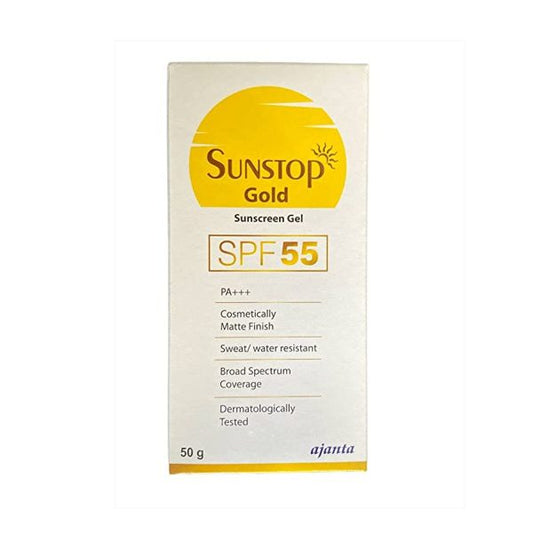 Sunstop Gold Sunscreen Gel SPF 55 PA+++ 50g