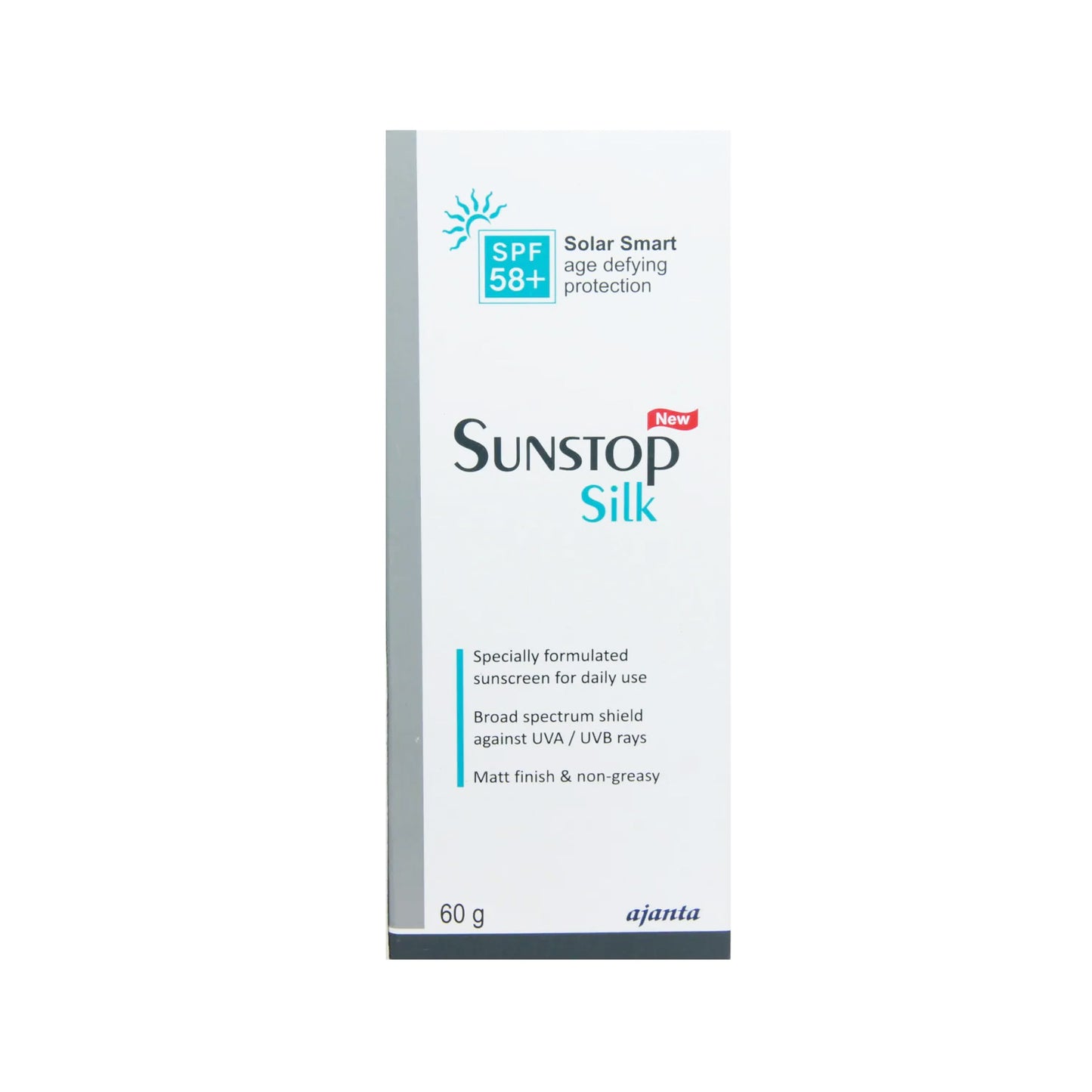 Sunstop Silk SPF 58+ Sunscreen 60g