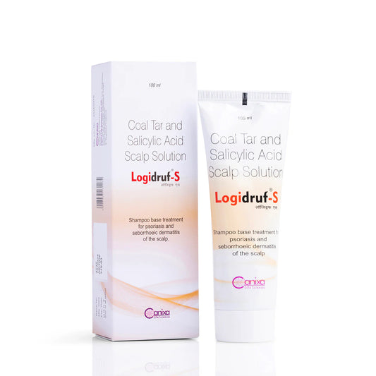 Logidruf -S Shampoo with Coal Tar and Salicylic Acid Scalp Solution 100ml