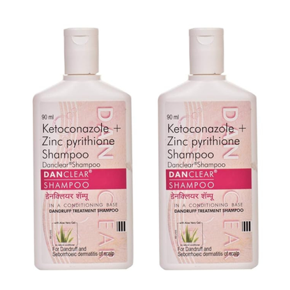 Danclear Ketoconazole + Zinc Pyrithione Shampoo 90ml