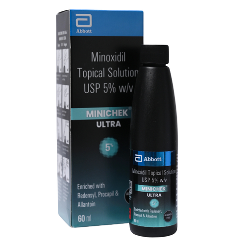 Minichek Ultra 5% Minoxidil Topical Solution (60ml)