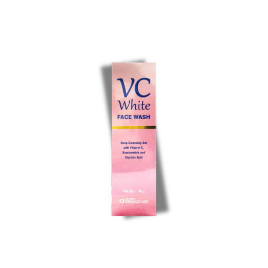 VC White Face Wash 60g – Vitamin C Brightening Cleanser