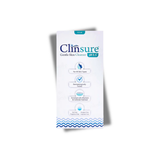 Clinsure Gentle Skin Cleanser 125ml – Soap-Free Sensitive Skin Cleanser