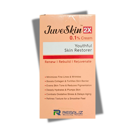 JUVESKIN 2X 0.1% Tretinoin Cream 30g – Advanced Skin Renewal &amp; Anti-Ageing