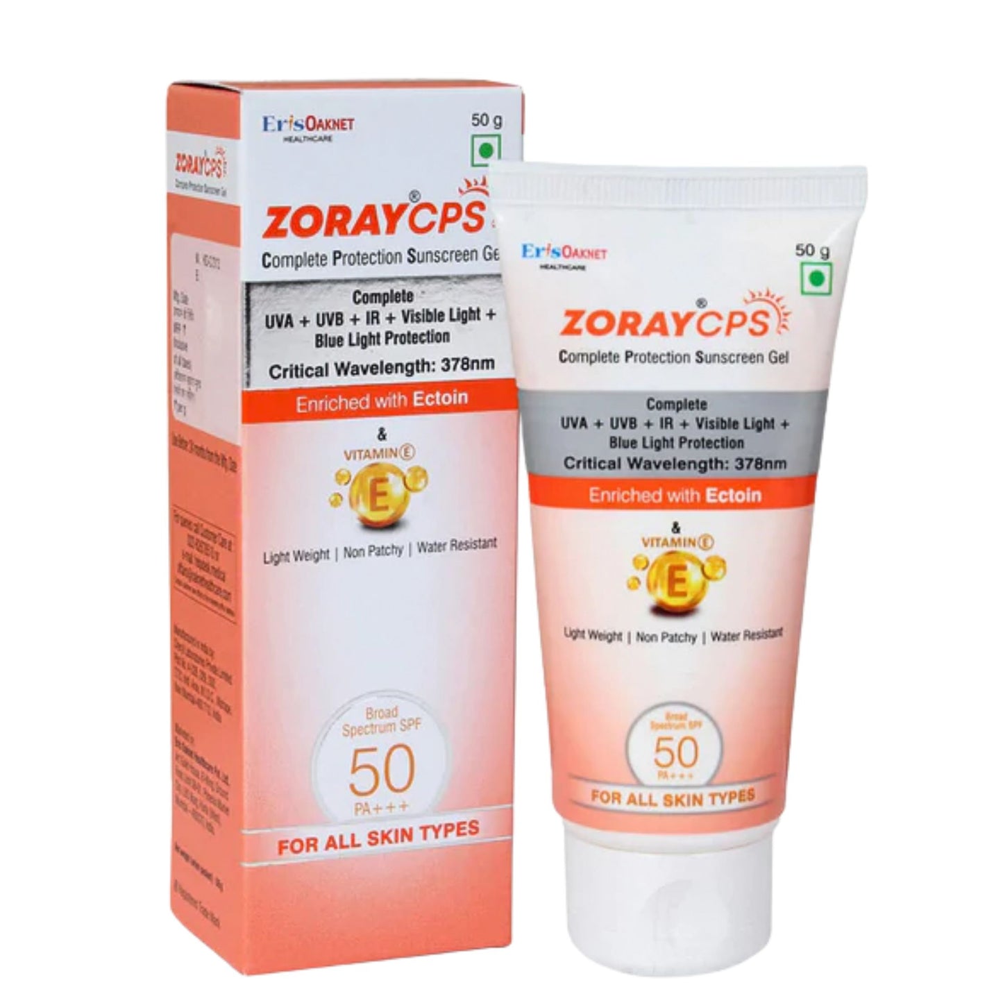 Zoray CPS Sunscreen Gel SPF 50 PA+++ (50gm)