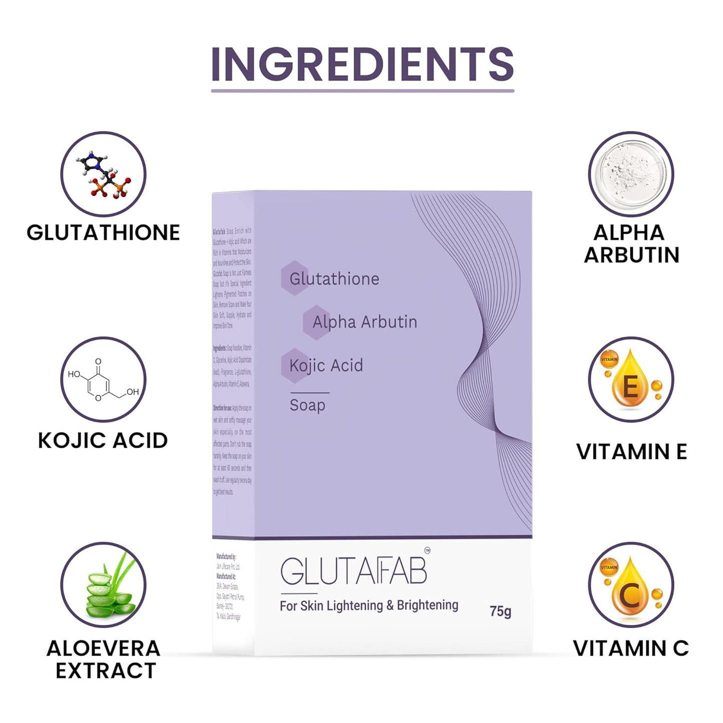 Glutafab Skin Lightening & Brightening Soap