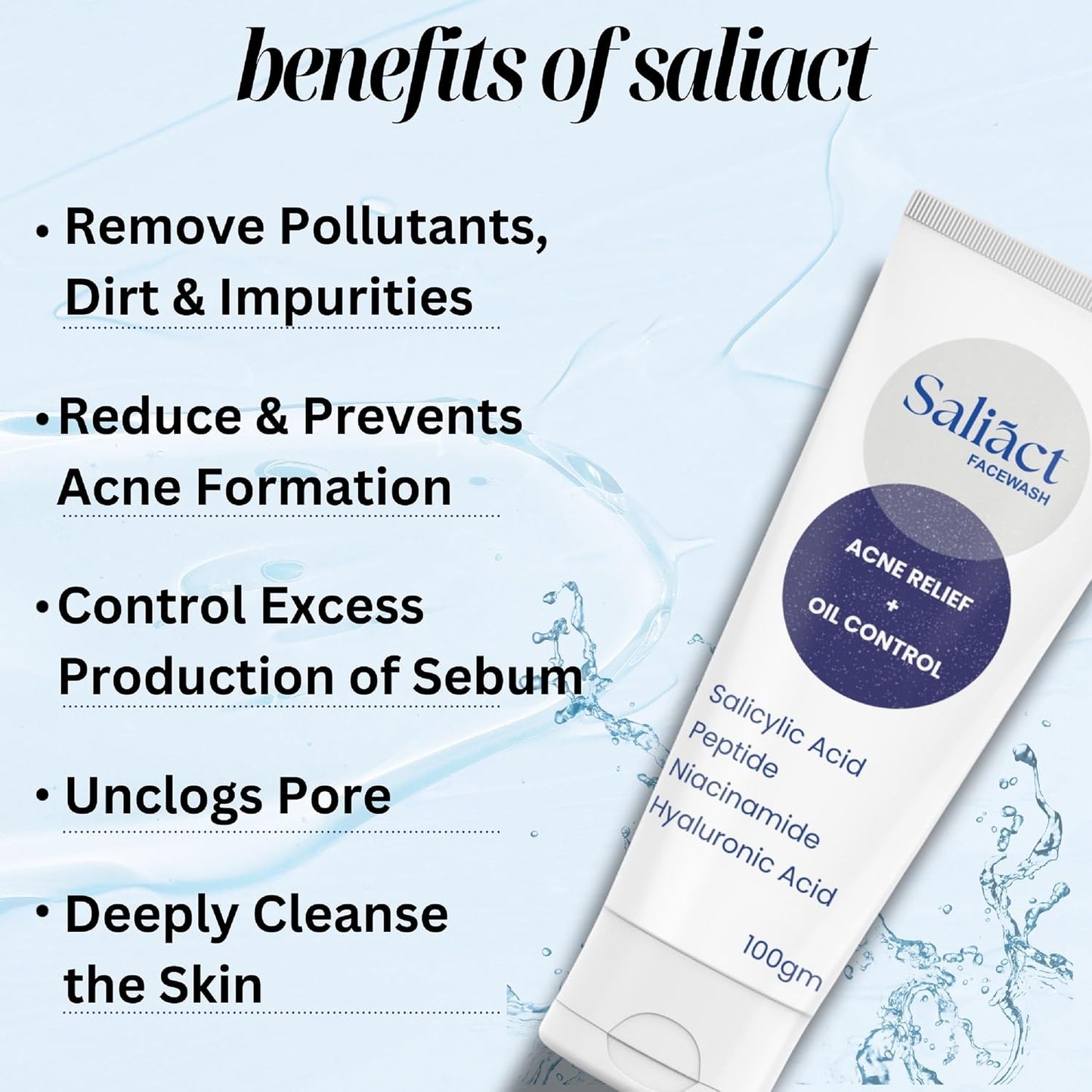 Saliact Face wash (100gm)