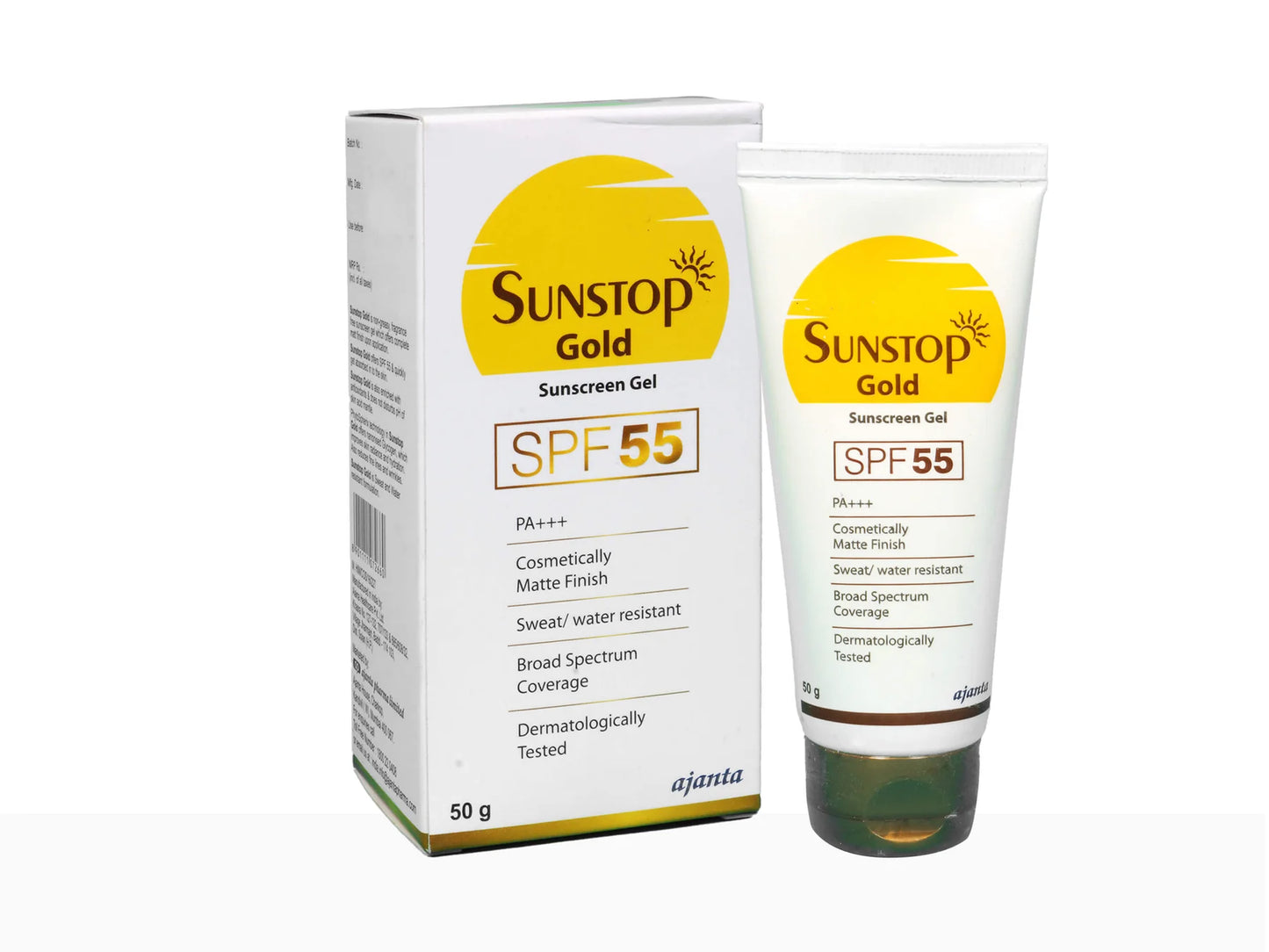 Sunstop Gold Sunscreen Gel SPF 55 PA+++ 50g
