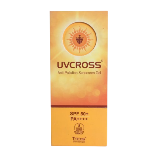 Uvcross SPF 50+ Anti-Pollution Sunscreen Gel, 50gm