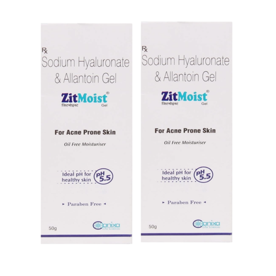 ZitMoist Gel For Acne Prone Skin 50gm,